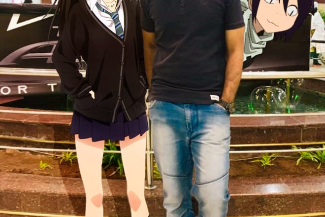 I will photoshop you with your anime waifu girlfriend