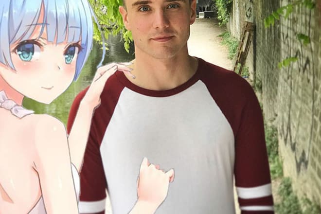 I will photoshop you with your dream anime waifu