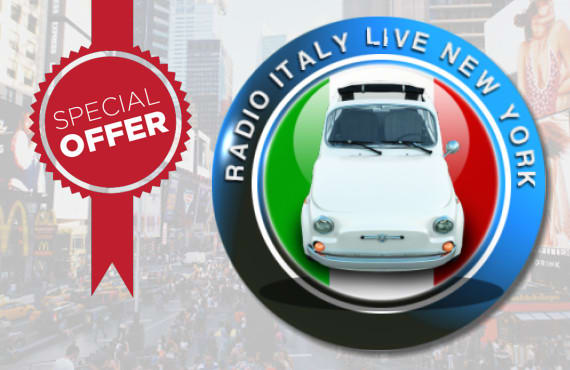 I will play your italian song on radio italy live new york, music promotion