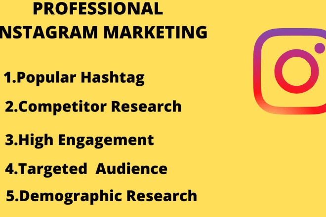 I will professionally do instagram promotion and marketing