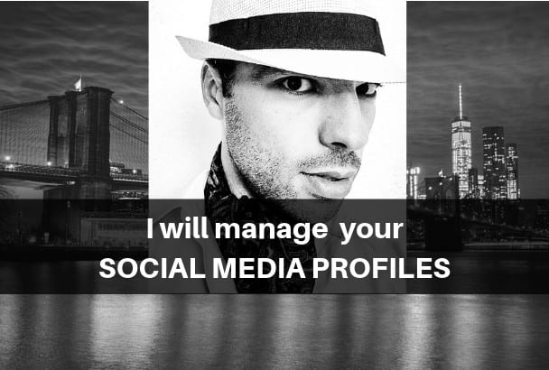 I will professionally manage your social media