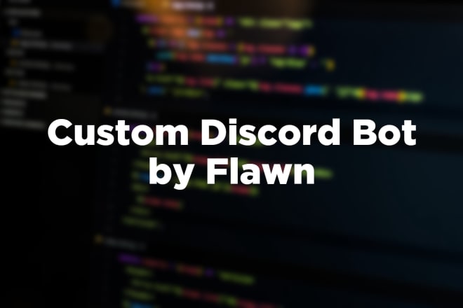 I will program your own discord bot in java or nodejs