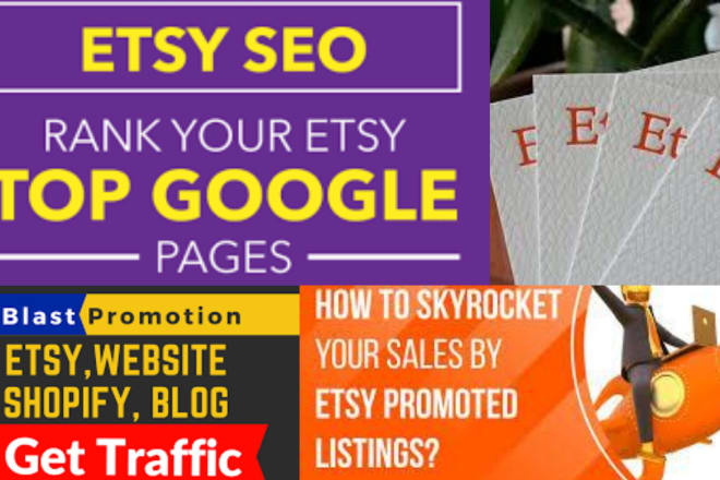 I will promote etsy store to get sales, etsy shop set up