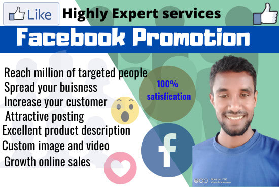 I will promote your business or any services through the facebook promotion