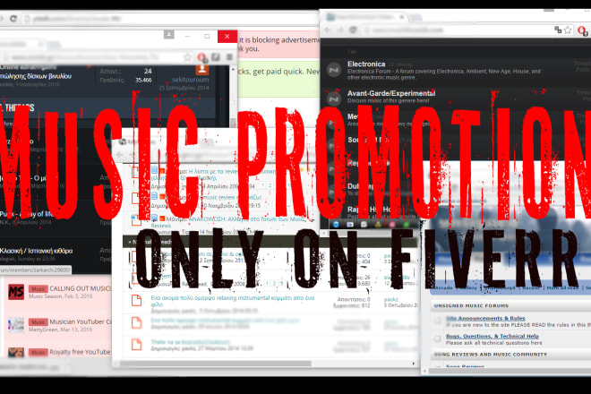 I will promote your music professionally