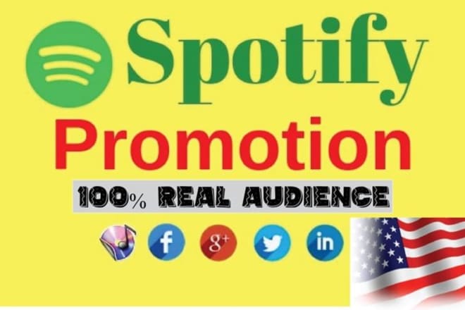 I will promote your spotify music create active playlist spotify