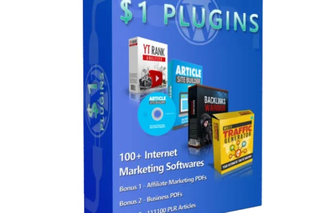 I will provide 115 ready to use internet marketing softwares with plr