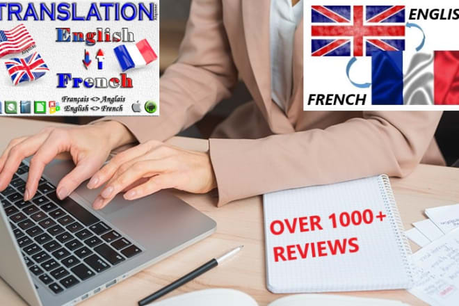 I will provide a faultless english french translation