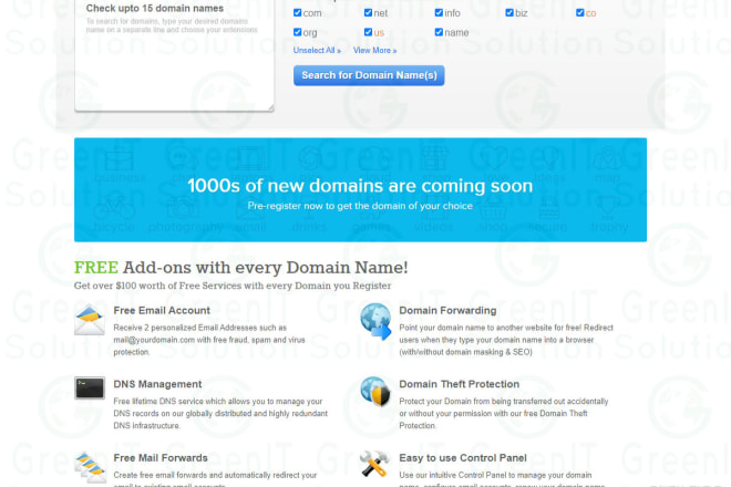 I will provide domain hosting and other related services