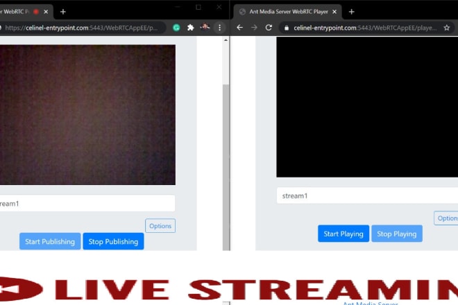 I will provide live streaming solution to any platform with webrtc