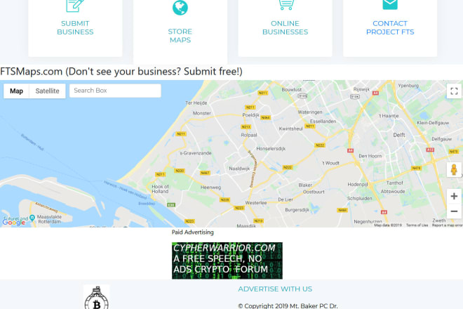 I will provide online banner advertising at ftsmaps