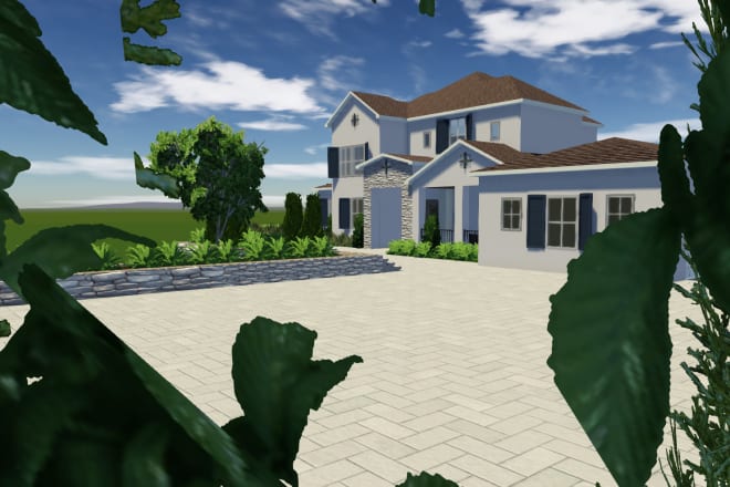 I will provide quality 3d photo realistic drawings from landscape designs