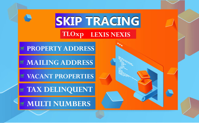 I will provide real estate skip tracing and cold calling services