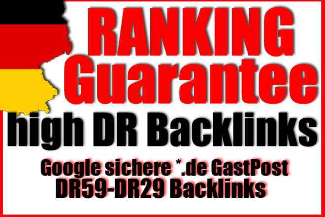 I will publish high DR german guest post blog link dofollow backlinks