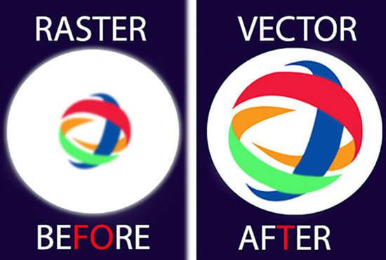 I will redraw or recreate raster jgp png logo into vector or vectorize