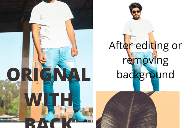 I will remove and set the background of your images
