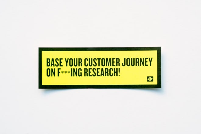 I will research and map your customer or user journey