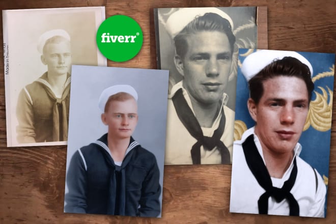 I will restore, retouch, repair, and colorize your old photo