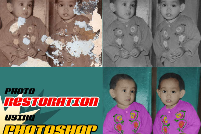 I will restore your old photos using photoshop