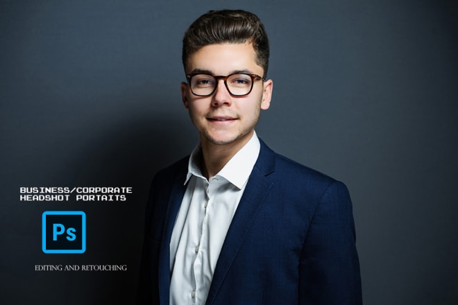 I will retouch and edit business headshot corporate portrait photo