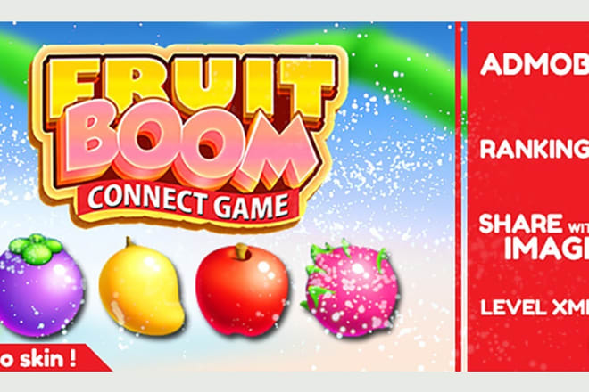 I will sell full project fruit boom unity game
