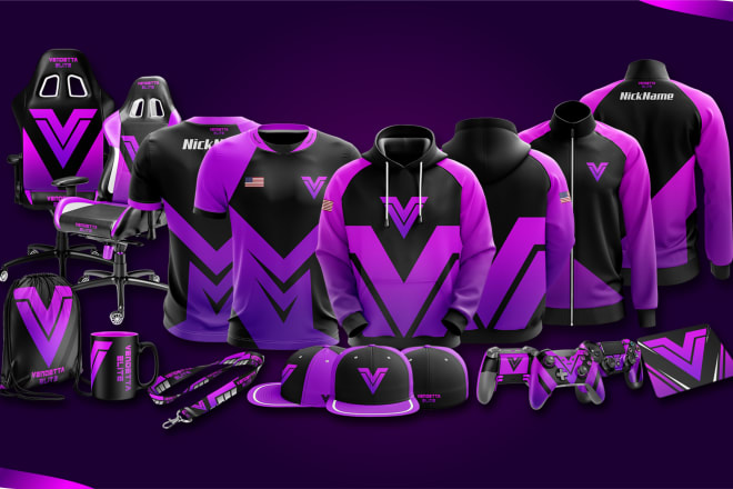 I will sell gaming jersey, hoodie, cap, mousepad, lanyard designs