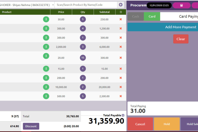 I will selling advance online and offline point of sale software