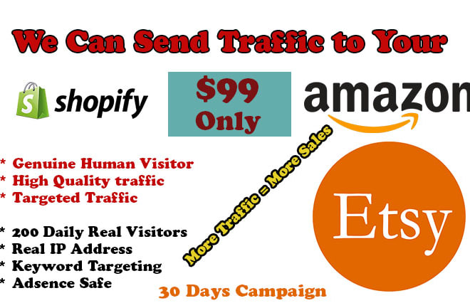 I will send highly targeted website traffic for your online store