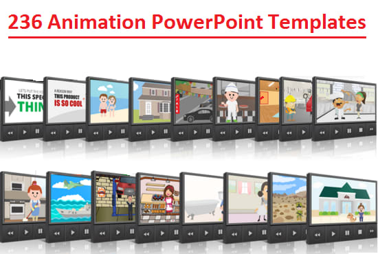 I will send you 236 animated powerpoint templates