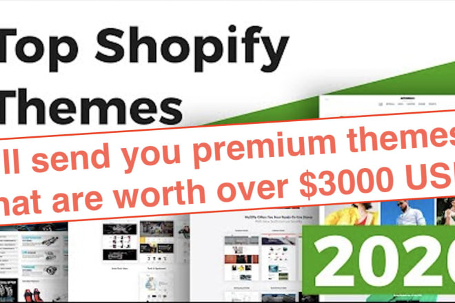 I will send you shopify premium themes