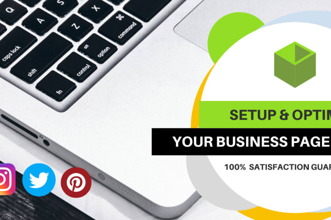 I will set up, design and optimize facebook business page and other