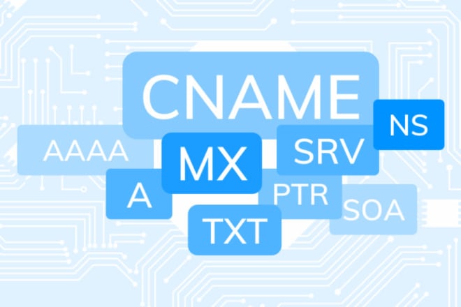 I will setup a, cname, txt, ns, mx, spf, dkim, dmarc dns records