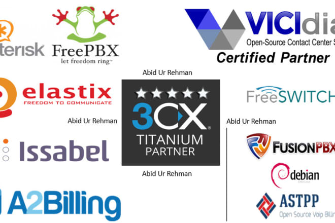 I will setup asterisk voip 3cx, elastix, freepbx vicidial, a2billing astpp