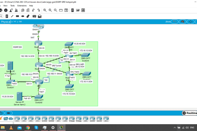 I will solve,config, troubleshoot cisco packet tracer lab