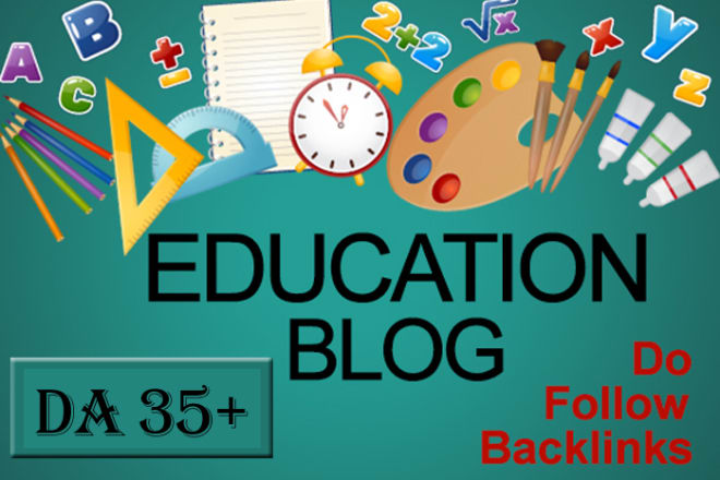 I will submit guest post in education blog da35 plus