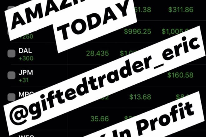 I will teach you how to be successful in the stock market