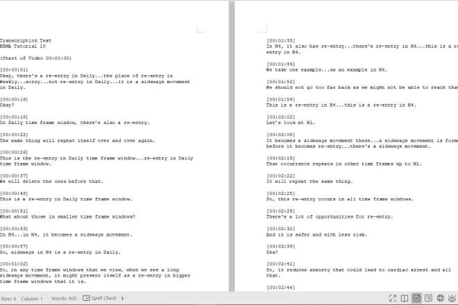 I will transcribe english, malay, indonesian audio and videos