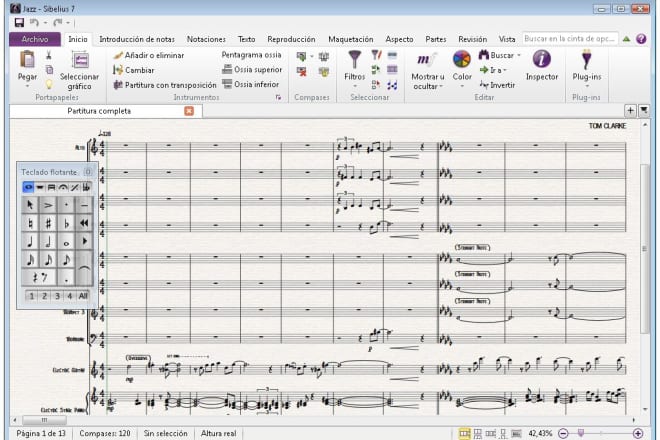 I will transcribe your music into full score or separate parts