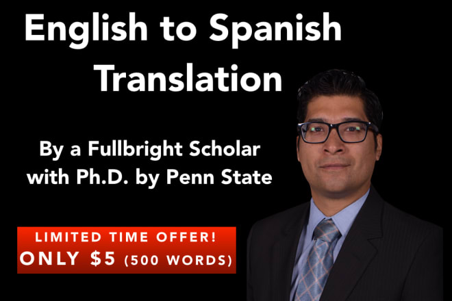 I will translate english to spanish