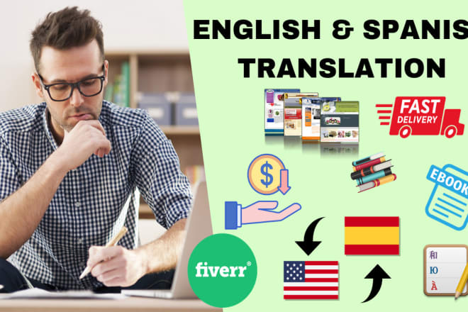 I will translate in english and spanish in just hours