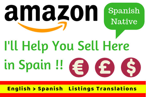 I will translate your amazon sell more in spain