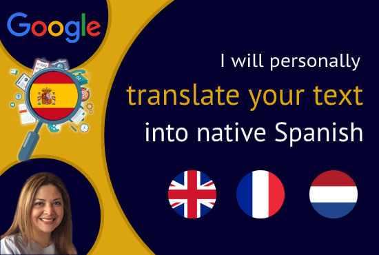 I will translate your texts into spanish