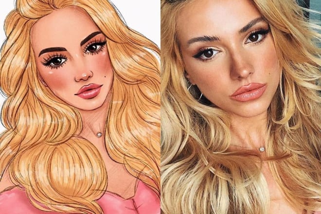 I will turn your picture into disney cartoon in my style