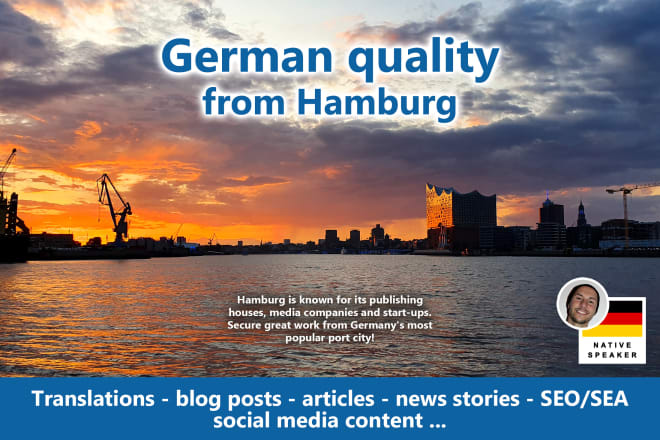 I will write a blog post or article in german