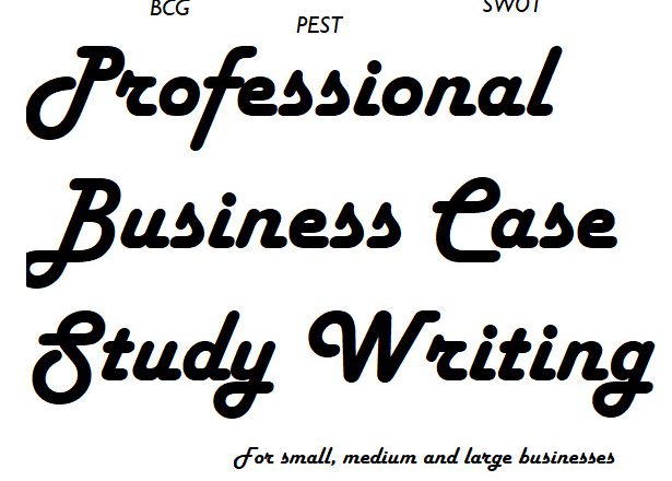 I will write a business case study for you