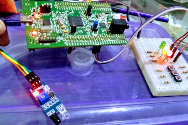 I will write a c program for the stm32 microcontroller