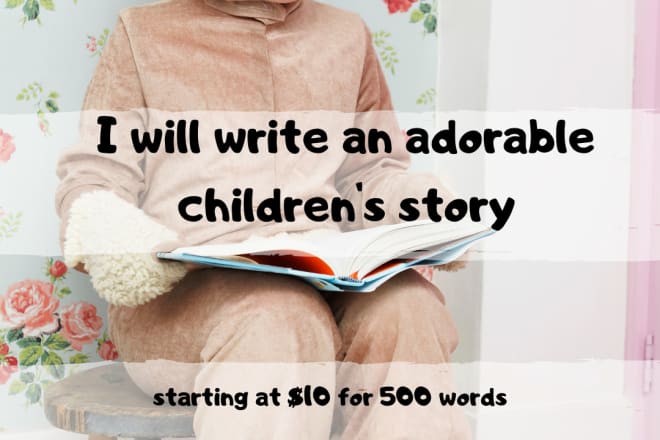 I will write a childrens story