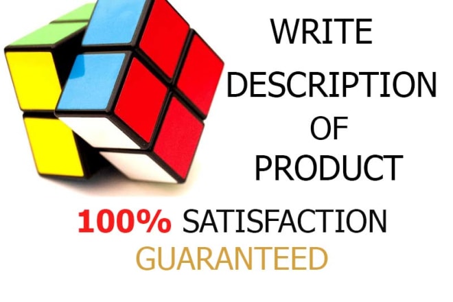 I will write a products description in between 100 to 300 words