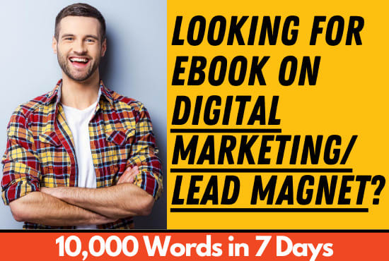 I will write an ebook on digital marketing, ebook writer, lead magnet