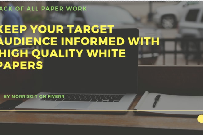 I will write an original whitepaper free of plagiarism
